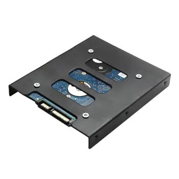 Profesinės 2.5 Colių, 3.5 Colių SSD HDD Metalo Stovo Adapteris Kietasis Diskas SSD Tvirtinimo Apkaba Laikiklis PC Juoda