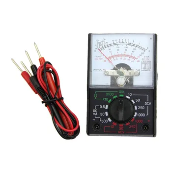 Mini MF-110A Elektros AC/DC OHM Voltmeter Ammeter Multimetras Metrų Multi-Testeris