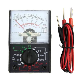 Mini MF-110A Elektros AC/DC OHM Voltmeter Ammeter Multimetras Metrų Multi-Testeris