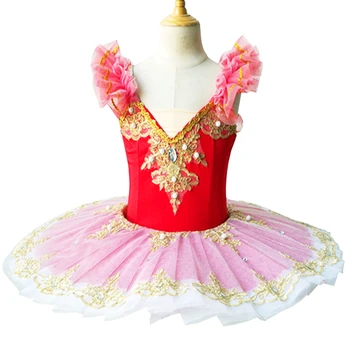 2020 M., Baltos Spalvos Raudona Rožinė Spalva Blynas Tutu Vaikams Šokių Kostiumai, Profesionalūs Baleto Mdc Dancewear Balerinos Balerinos Suknelė Mergina Suaugusiųjų
