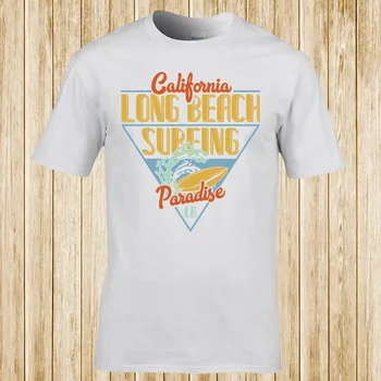 2019 Super Kalifornijos Long Beach Surfing T-Shirt Užsakymą Marškinėliai Hoodies
