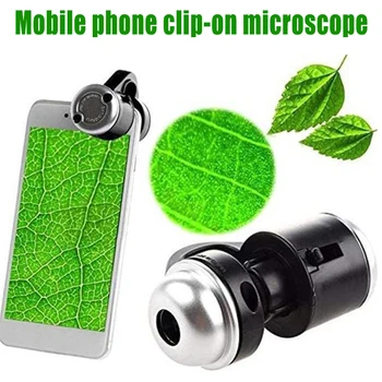 LED Mobiliojo Telefono Mikroskopu Didinamojo stiklo mobiliojo Telefono, Mobiliojo Telefono Kamera Patvarus DU55