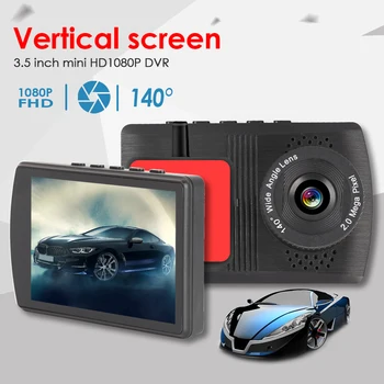 Automobilių Transporto Daugiafunkcinis Prekių Classic 3.5 colių Ekranas 140 Laipsnių Objektyvas 1080p Full HD Automobilio Dashcam su galinio vaizdo Kamera