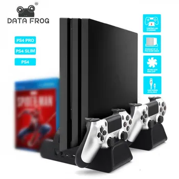 PS4/ PS4 Pro/ PS4 Slim Konsolės Vertikalus Aušinimo Stovas Valdytojas Apmokestinimo Bazė 2 Aušintuvas 10 Žaidimų Saugojimo Sony Playstation 4