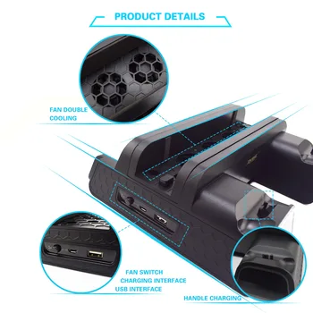PS4/ PS4 Pro/ PS4 Slim Konsolės Vertikalus Aušinimo Stovas Valdytojas Apmokestinimo Bazė 2 Aušintuvas 10 Žaidimų Saugojimo Sony Playstation 4