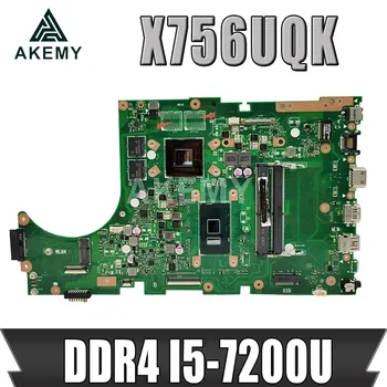 Už ASUS X756UW X756UQK X756UQ X756UR X756UWK X756UV X756UJ X756UXM X756U nešiojamojo kompiuterio motininės plokštės bandymą GERAI DDR4 I5-7200U