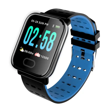 Skaitmeninis Vyrų Riešo laikrodis Su LED Ekranas Spalvotas Ekranas, Smart Apyrankę Realiu Laiku Širdies ritmas, kraujospūdžio Stebėsenos XRQ