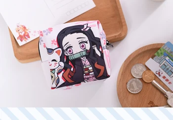 Anime Džiudžiutsu Kaisen Gojo Satoru Yuji Itadori Geto Suguru Cosplay Mielas Animacinių filmų Piniginės Monetos Rankinėje Klavišą Kortelė, maišelis Laikymui maišelis