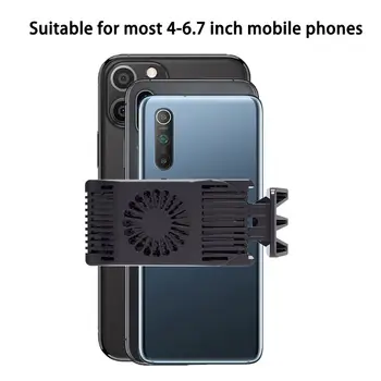 Nešiojamų Aušinimo Ventiliatorius Žaidimas Mobiliojo Telefono Radiatoriaus Aušintuvas Stovas Laikiklis iPhone/Samsung/Xiao-mi Smartphonach
