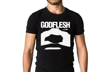 Autentiškas GODFLESH Juosta EP Albumo Viršelio Logotipas T-Shirt Juoda S-3XL NAUJAS