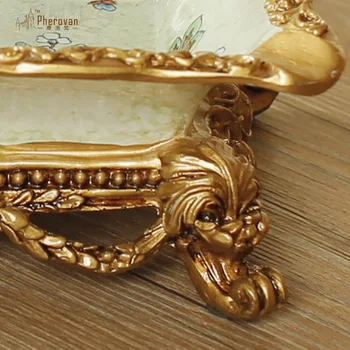 Didelė jėga Europos peleninę Namų Apdailą dekoratyviniais ornamentais, kurioje pateikiami svarbiausi biuro housewarming dovana