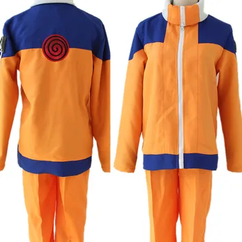 Anime Naruto Cosplay Kostiumų Uzumaki Naruto Vienodas Cosplay Kostiumas Helovyno Karnavalas Šalies Cosplay Kostiumas