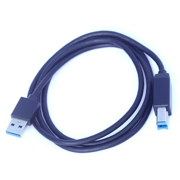 1M Juoda Spalva USB3.0 Tipas A-B Male Hi Speed Spausdintuvo Kabelį