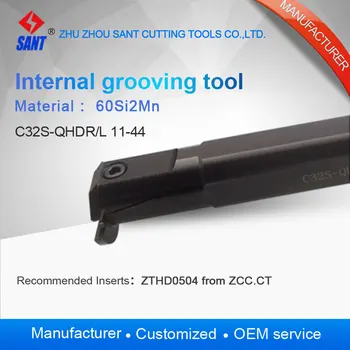 C32S-QHDR11-44 Vidaus Griovelį įrankis,Griovelį Turėtojas,CNC Pjovimo įrankiai,Pjovimo Staklės, Tekinimo Įrankio laikiklis