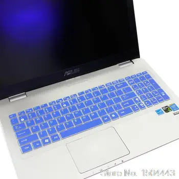 Už Asus X555Q X555Y X555YI7310 FX50 F540U K550V A556 FH5900 15.6 colių nešiojamojo kompiuterio klaviatūros Silikono Apsaugos Klaviatūros Viršelis