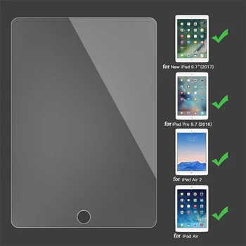 2vnt/daug Screen Protector For Apple ipad air 2 screen protector for iPad 2017 iPad 5 6 Pro 9.7