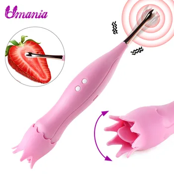 Liežuvio, Burnos Lyžis Vibratoriai USB Įkrovimo Spenelių Massager Klitorio Stimuliatorius Sekso Žaislai Moterims Orgazmas Vibracija Lazdos