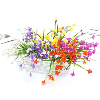 Dirbtinių augalų Netikrą gėlės plastiko modeliavimas augalų žolės ir gėlių žaliųjų augalų Dirbtinės gėlės, Vestuvių Namų puošybai