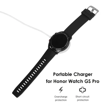 Madingas Smartwatch Įkroviklio Kabelį, Laidą Dial Įkrovimo Dokas 1m Įkroviklis Laikrodis Pateikti už Garbę Žiūrėti Pro GS