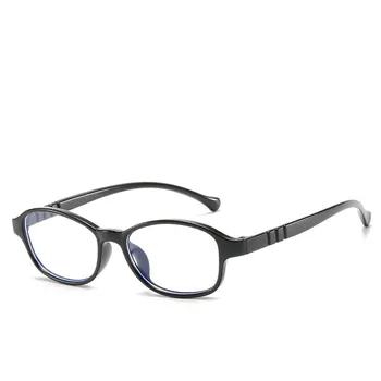 2020 naujas mados anti-mėlynos šviesos vaikai, berniukai ir mergaitės, klasikinis aikštėje žalia plastikinių akinių rėmelių akiniai vaikams