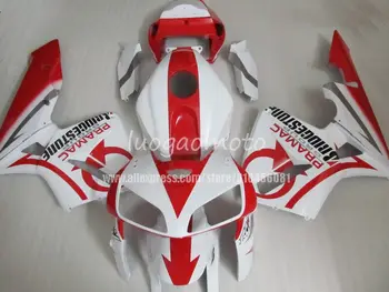 įpurškimo Pelėsių Motociklo Lauktuvės Rinkiniai balta raudona HONDA CBR600RR F5 05 06 CBR 600RR2005 2006 kėbulo Laisvas custom+bakas