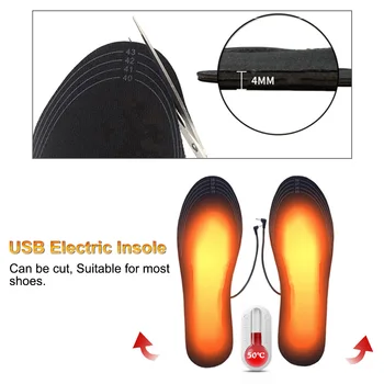 USB Šildomi Vidpadžiai Koja Kojinės Kilimėlis Pad Plaunamas Įkrovimo Šildymo kilimėlis Žiemos Naudoti sandėlyje