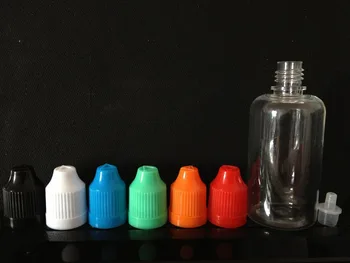 500pcs Lašintuvu 5 ml Plastikinis buteliukas Su Childproof Kosmetikos Konteinerį PET Butelių Perdirbimo Akių Užkratas Buteliai droppers (lašintuvai