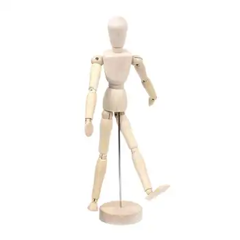 12 Colių Mediniai Žmogus Modelis Mediniai Vyras Medinės Bendras Lėlės Modelio Eskizas Modelis Dekoras