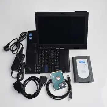 Spartus HDD/SSD Nešiojamas X201T plius OBD Skaneris TOYOTA IT3 BIRŽOS Pasaulio Techstream GTS BIRŽOS VIM diagnostikos priemonė paruošta naudoti