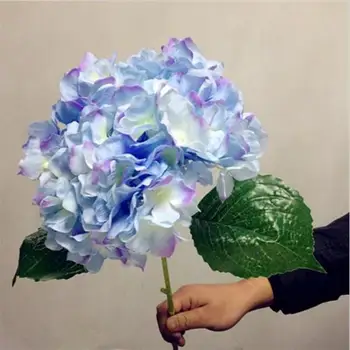 Elegantiška Mėlynos spalvos Dirbtinės Hydrangea Girlianda 80 cm/31.5