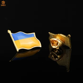 Ukrainos Dažytos Vėliavos Sagė Europos Vėliava, Herbas Atminimo Ženklelis Kaklaraištis/Hat Atvartas Dėvėti Pin Priedai