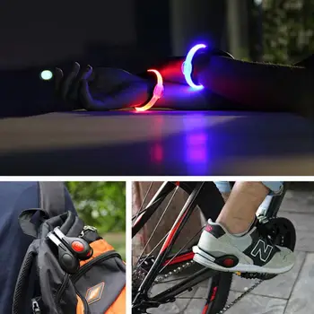 Naujas LED Šviečiantys Batų Clip Dviračių Sporto Naktį Veikia Joggee Batų Įspėjamoji Lemputė Saugos Dviračiu, Pėsčiomis užpakalinis žibintas Karšto Pardavimo