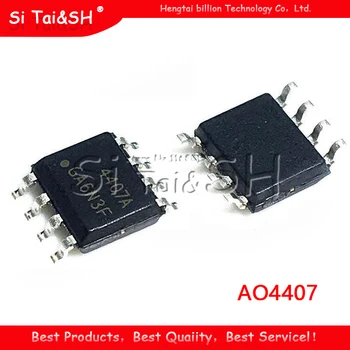 10piece AO4407 4407 AO4407A 4407A MOSFET SOP-8 naujas originalus