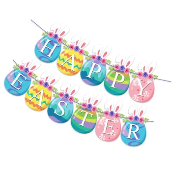1pc Žavinga Velykų Kiaušinių Reklama aukščiausios kokybės Popierius Easter Bunny Pasirašyti Dekoratyvinis Reklama