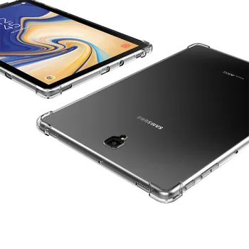Tablečių Case For Samsung Galaxy Tab A2 10.5 2018 T590 T595 Atsparus Smūgiams Silicio Skaidrus Dangtelis Tab 10.5 2019 Coque 