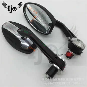 5 spalvų motociklo rankenos gale veidrodis honda suzuki yamaha motociklo galinio vaizdo veidrodis, baras pabaigos veidrodėliai moto dalys
