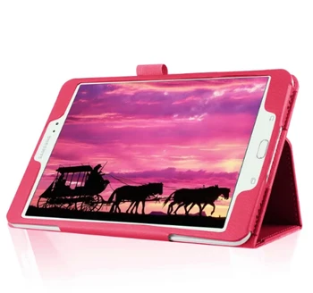 Smart Litchi PU Odos Stovėti Flip Cover Case For Samsung Galaxy Tab S2 8.0 T710 T711 T715 8