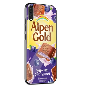Rusijos šokolado Grūdintas Stiklas Telefoną Atveju Huawei P10 P20 30 Lite P20 30 Pro P smart Protection Cover Coque