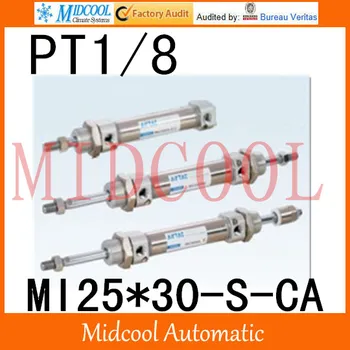 MI Serijos ISO6432 Nerūdijančio Plieno Mini Cilindrų MI25*30-S-CA pagimdė 25mm uosto PT1/8