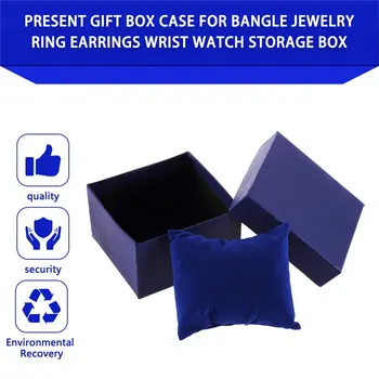 1Pc Žiūrėti Papuošalų Laikymo Dėžutė Pakavimo Boxsolid Spalvos Popierius Neutralus / Papuošalų Laikymo Dėžės
