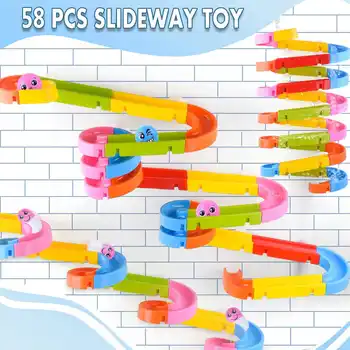 58PCS/Set Kūdikių Vonios Žaislas Vonios kambarys 