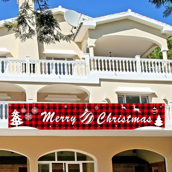 Kalėdų Reklama Didelių Kalėdų Pasirašyti Atostogų Apdailos Didžiulis Kalėdų Namas Namo Kieme Lauko Apdailos Šalis