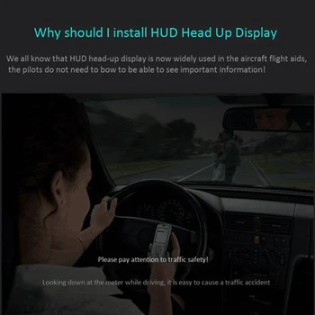 Automobilių Head Up Display HUD Honda Fit/Miestas-2019 Vairavimo Kompiuterio HD Projektorius Sn Detektorius