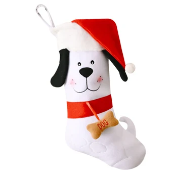 Šuo ir Kaulai Modelis Kalėdų Kojinės Saldainiai Dovanų Maišeliai Kalėdų Eglučių Papuošalai, Namų Dekoro P7Ding