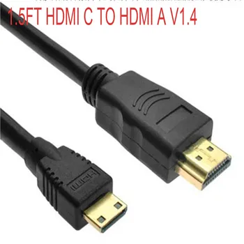 Mini HDMI suderinamus C male HDMI-suderinama vyrų v1.4 HD VAIZDO kabelis, SKIRTAS fotoaparatas Nikon Coolpix P7000 L120 S60
