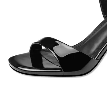 Moterų Sandalai Vasarą Batai Ponios Sandalai Odiniai Aukštakulniai White Black Sandalai 2020 Naujas Vasaros