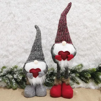 Kalėdų Lėlės Kalėdų Medžio Dekoro Naujųjų Metų Ornamentu Elnių, Sniego Santa Claus Nuolatinis Lėlės Apdailos 1