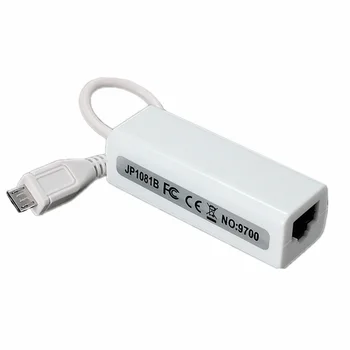 Micro USB 2.0 5P į RJ45 Tinklų Lan Ethernet Kabelis Adapteris Keitiklis Tablet PC QJY99