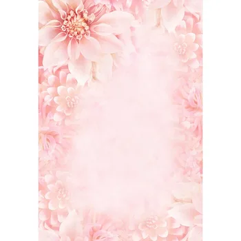 Individualų vinilo audiniu 3 D baby pink gėlių stilius, fotografija tapetai vaikams gimtadienio foto portretas backdrops S-3008