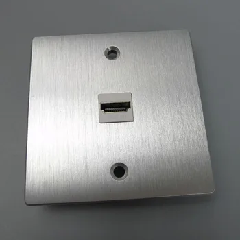 Aliuminio HDMI sienos plokštė su hdmi keystone jungtis